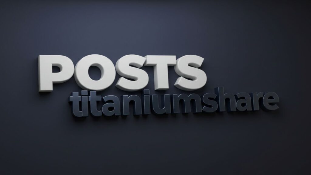 Unpacking the Power of Posts TitaniumShare: A Modern Platform for Sharing and Content Ownership