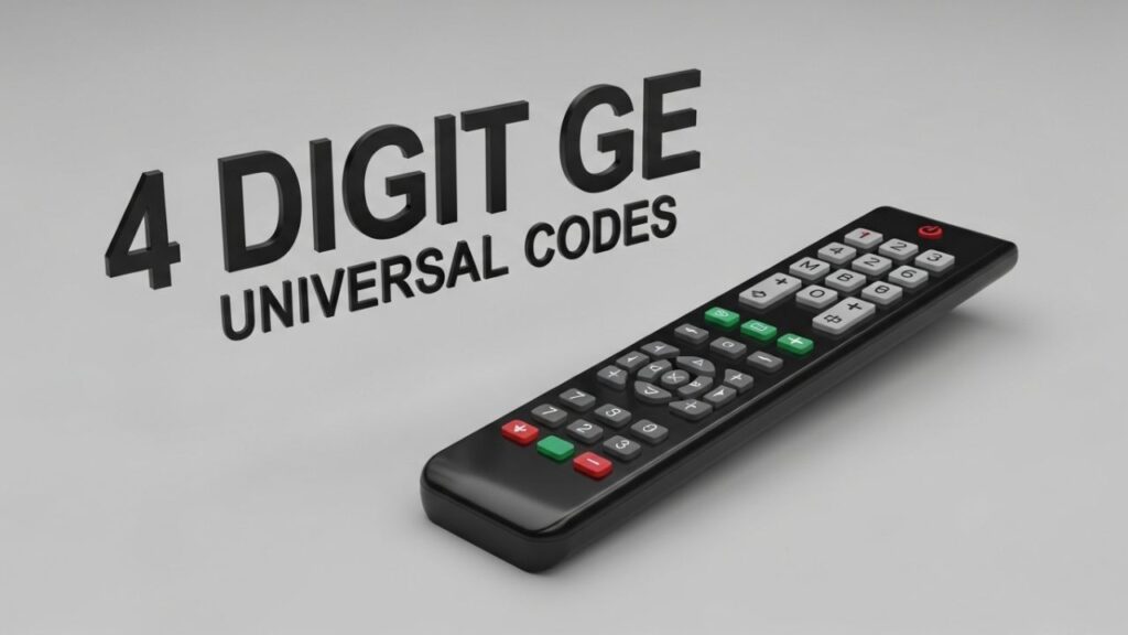 4 Digit GE Universal Remote Codes: The Complete Guide for Easy Programming